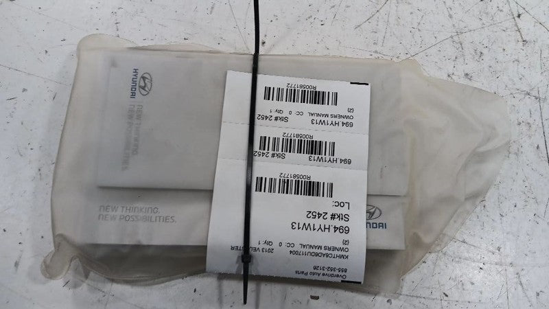 Hyundai Veloster Owners Manual  2012 2013 2014 2015 