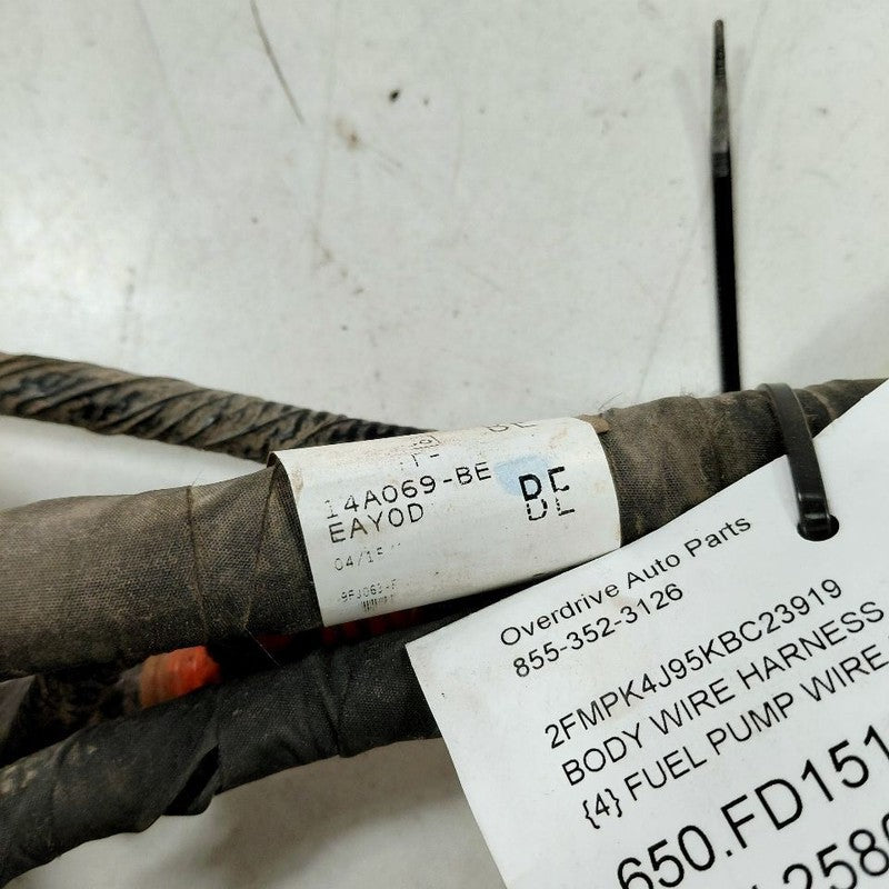 Ford Edge Fuel Pump Wire Harness 2019 2020 2021 2022 2023 2024 OEM