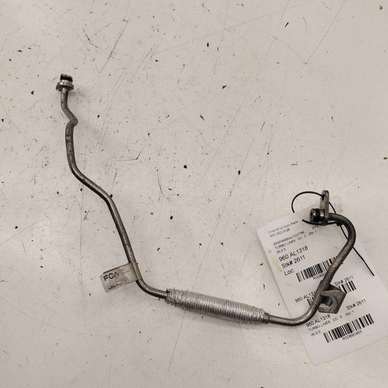 Alfa Romeo Stelvio Super Turbo Charger Oil Line Hose Tube  2018 2019 2