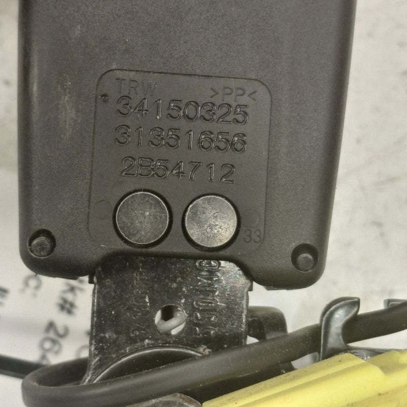 Volvo S60 Seat Belt Buckle Latch Left Driver Rear Back  2013 2014 2015