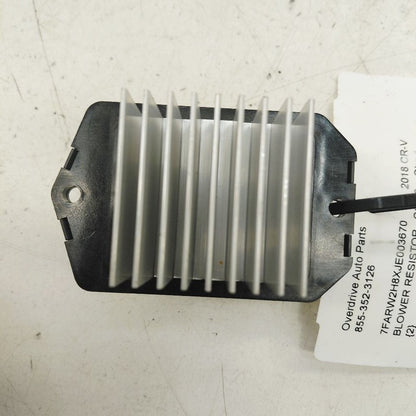 Honda CR-V Blower Resistor Fan Motor Speed Resistor  2017 2018 2019