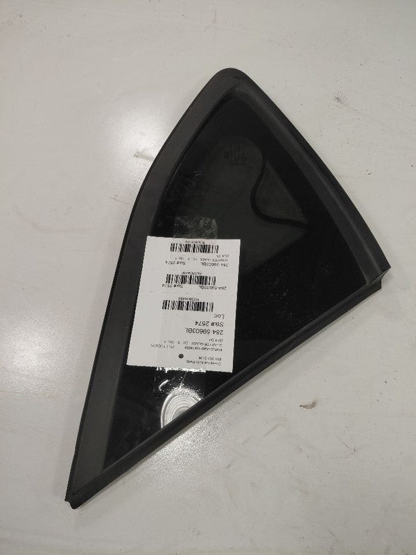 Driver Left Quarter Glass Window Privacy Tint Black Trim 16-21 Hyundai