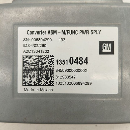 Converter Inverter Fits 17-25 Cadillac XT5