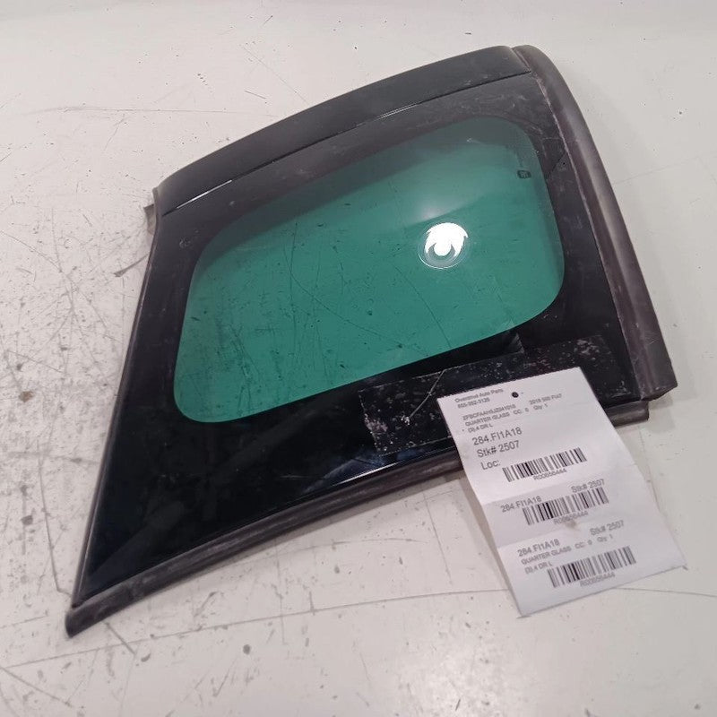 Fiat 500 Driver Left Quarter Window Glass 2018 OEM