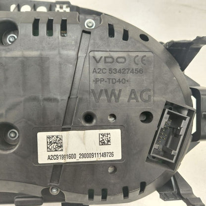 Speedometer Gauge Cluster Hatchback Base MPH Fits 15-17 Volkswagen Gol