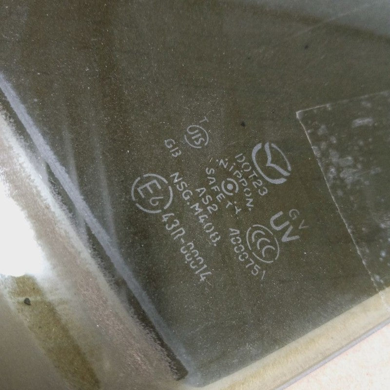 Left Rear Door Glass Window Fits 14-21 Mazda 6