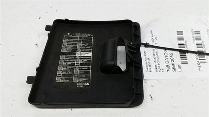 Nissan Maxima Fuse Box Cover  2004 2005 2006 2007 2008 OEM