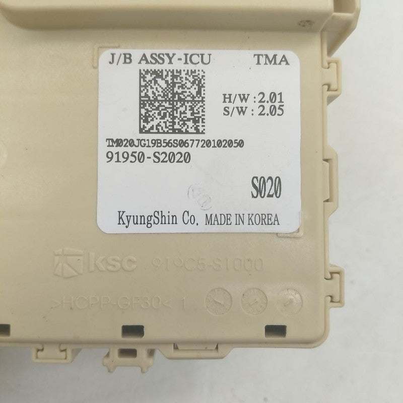 Hyundai Santa Fe Cabin Fuse Box Interior Inner Under Dash  2019 2020