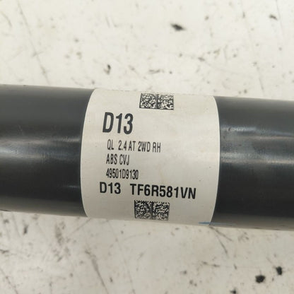 Passenger Right CV Axle Shaft Front Outer 2.4L FWD 17-22 Kia Sportage