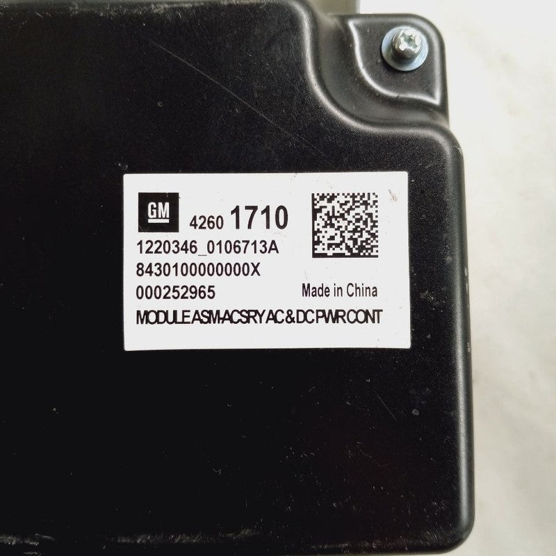 Buick Encore GX AC / DC Power Converter {42601710} 2020 2021 2022 2023