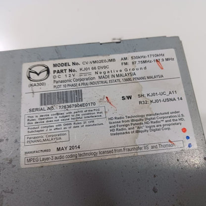 Audio Equipment Radio Receiver With Navigation Fits 13-15 Mazda CX-5