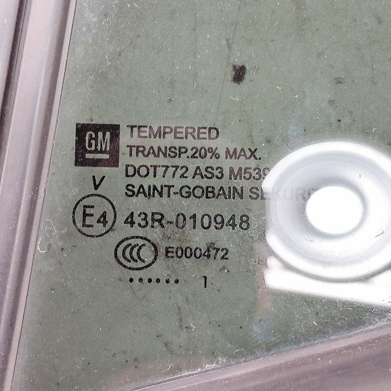 Left Rear Door Vent Glass Window Fits 20-24 Buick Encore GX