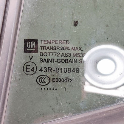 Left Rear Door Vent Glass Window Fits 20-24 Buick Encore GX