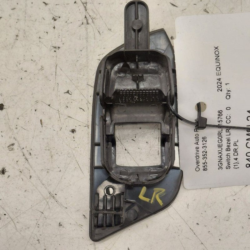 Chevy Equinox Window Switch Bezel Left Rear 2024 2023 2022