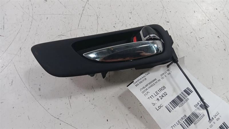 Lexus LS460 Door Handle Right Passenger Rear Interior Inside  2007 2008 2009