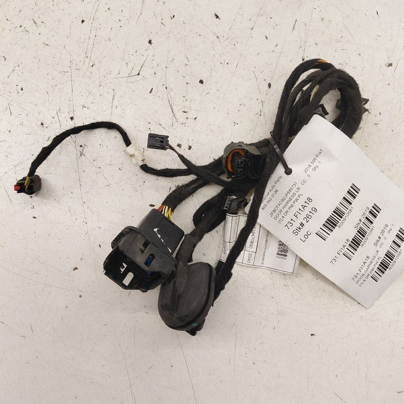 2018 Fiat 500 X Model Door Harness Wire Wiring Left Driver Rear