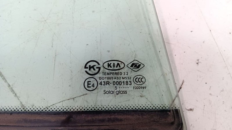Right Rear Door Vent Glass Window Sedan Fits 14-18 FORTE  OEM