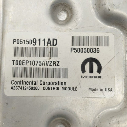 Engine ECM Electronic Control Module 2.4L Fits 15-17 Jeep Renegade