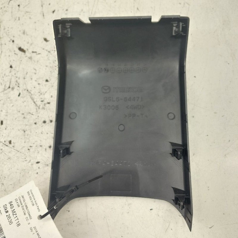 Mazda 6 Center Console Rear End Cap Trim Cover  2018 2019 2020 2021