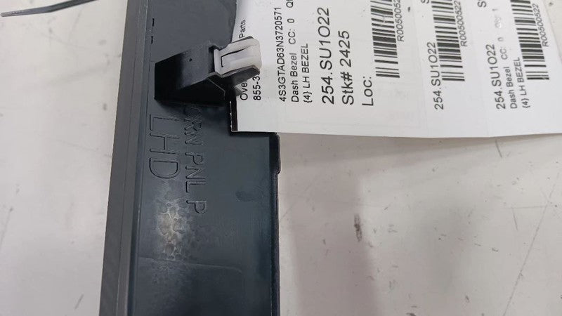 Subaru Impreza IMPREZA   2022 Dash Bezel2017 2018 2019 2020 2021 2022 
