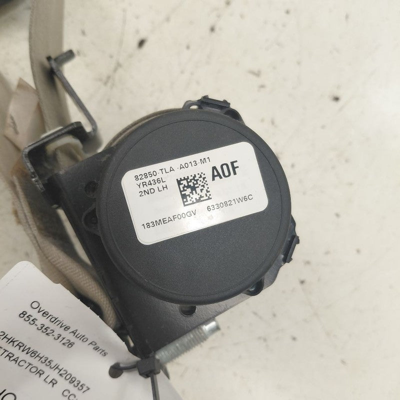 Honda CR-V Seat Belt Strap Retractor Left Driver Rear Back  2019 2018 