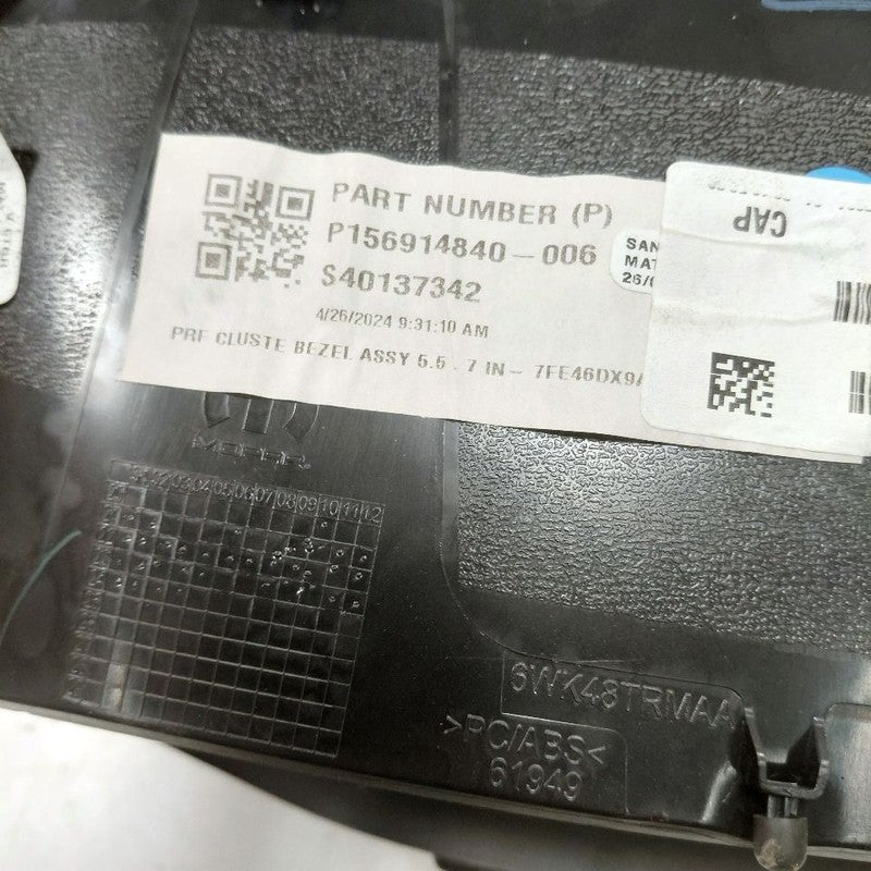 Jeep Compass Speedometer Bezel Dash Surround Trim  2025 2024 2023 OEM