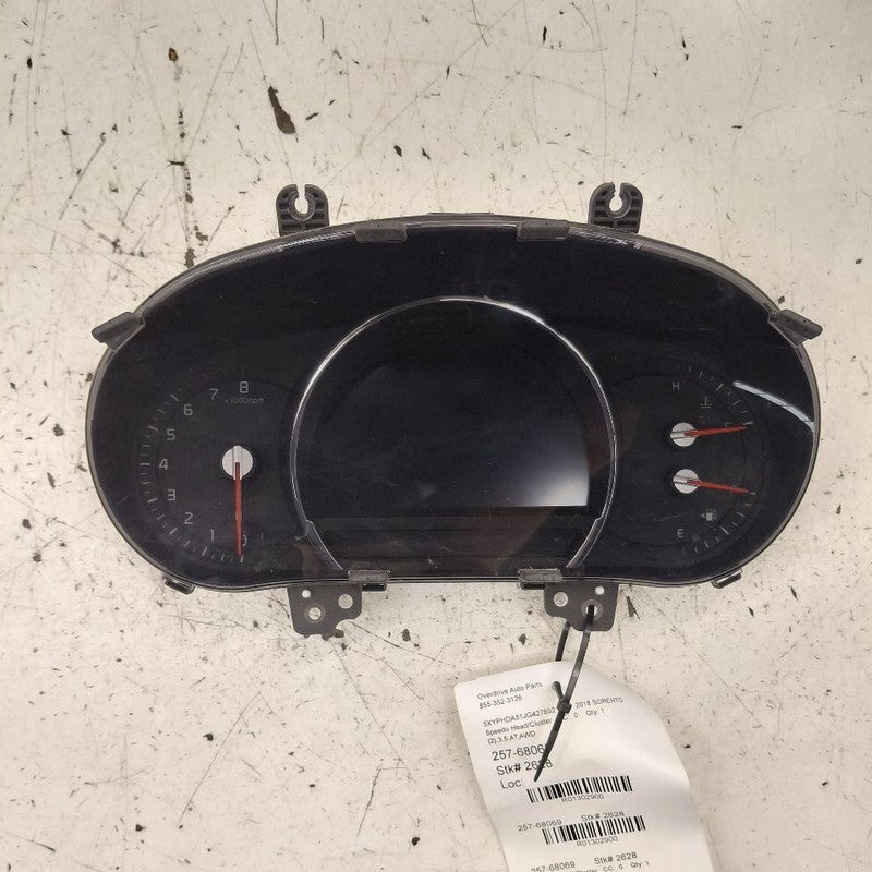 Speedometer Gauge Cluster MPH 7.0" Display Screen 17-18 Kia Sorento
