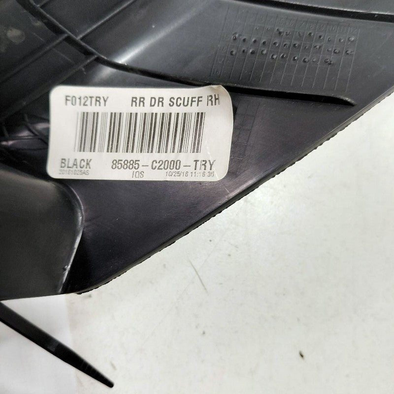 Hyundai Sonata Sill Trim Plate Door Jam Threshold Right Passenger Rear