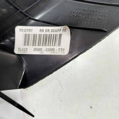 Hyundai Sonata Sill Trim Plate Door Jam Threshold Right Passenger Rear