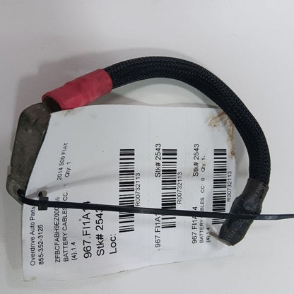 Fiat 500 Battery Cable  2014 2015 2016 OEM