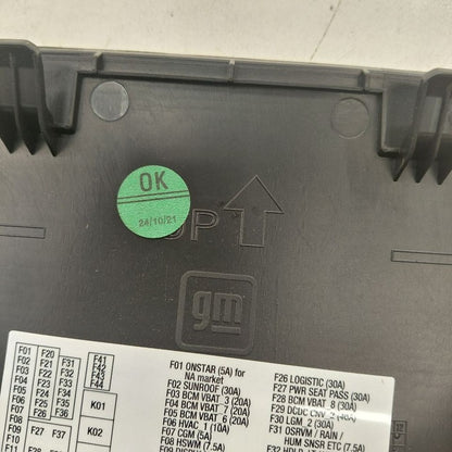 Chevy Trax Fuse Box Cover 2025 2024