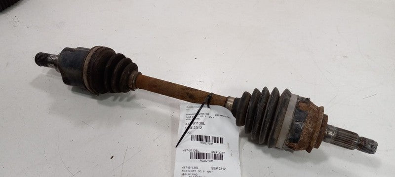 31607574852 Driver Axle Shaft 1.6L Convertible Fits 02-08 MINI COOPER