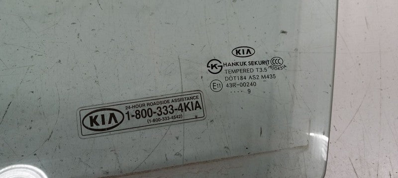 Driver Left Front Door Glass Sedan Without Solar Fits 10-13 FORTE  OEM