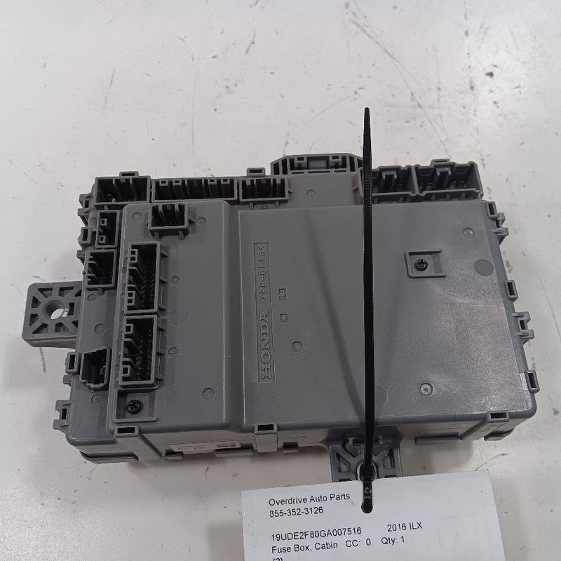 Acura ILX Cabin Fuse Box Interior Inner Under Dash  2016 2017 2018