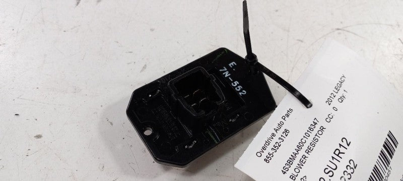 Subaru Legacy Blower Resistor Fan Motor Speed Resistor 2010 2011 2012 2013 2014