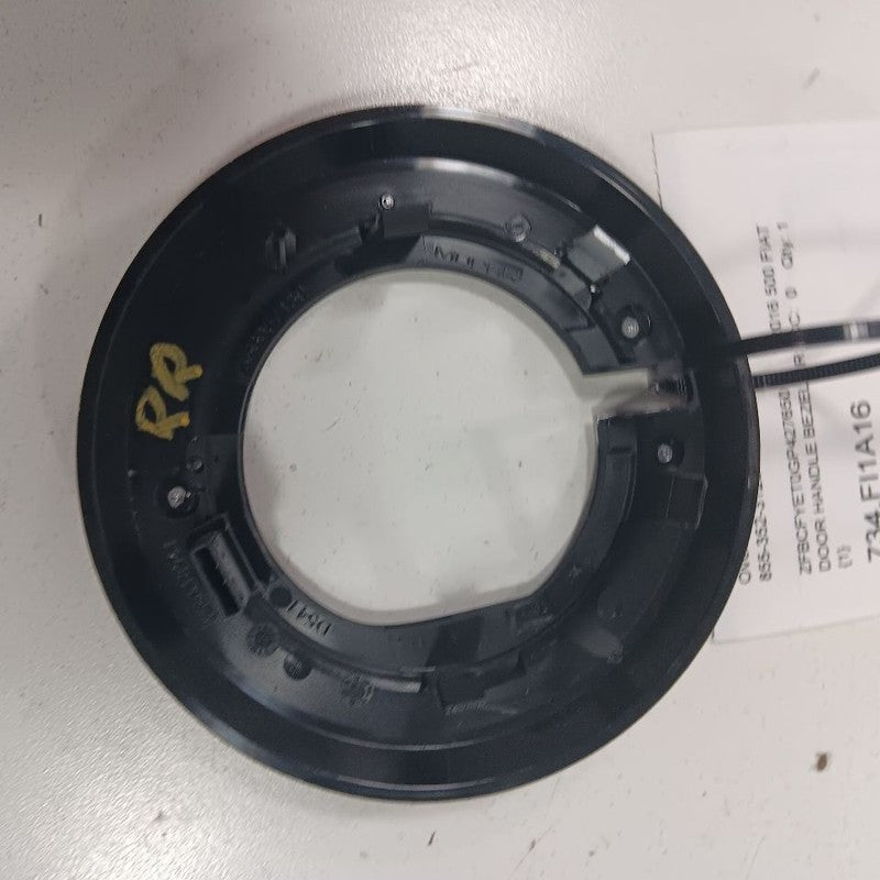 Fiat 500 Interior Door Handle Bezel Surround Trim Right Passenger Rear