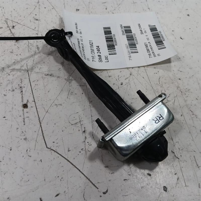Chevy Malibu Door Check Left Rear Hinge Stop Stopper Detent  2019 2020 20