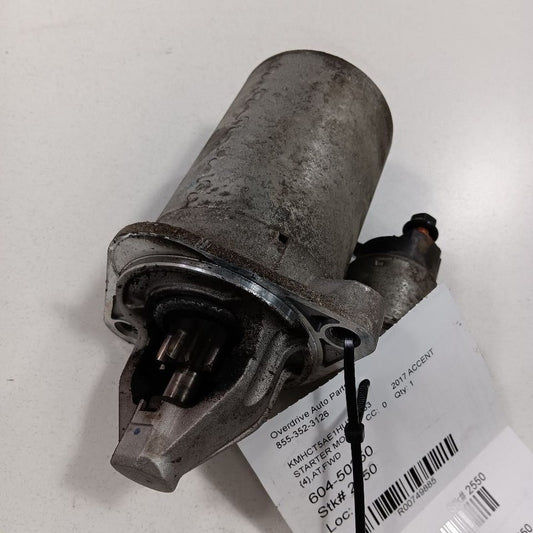 361002B102 Engine Starter Motor Fits 12-17 Hyundai Accent 