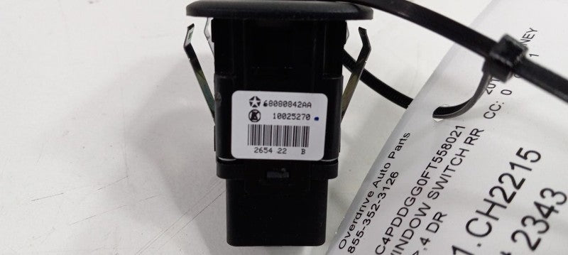 Dodge Journey Power Window Switch Right Passenger Rear 2014 2015 2016 2017 2018