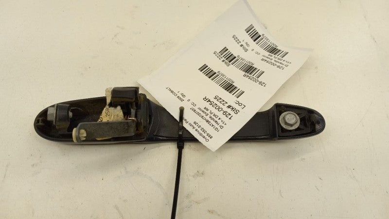 25887651 Passenger Right Rear Back Door Handle Exterior Outside Body Colored 07-10 Cobalt