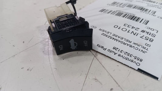 Infiniti G37 Trunk Latch Release Handle Lever Switch 