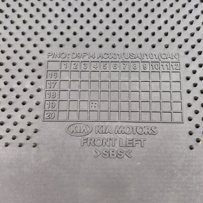 Kia Sportage Floor Mat Left Driver Front  2020 2021 2022