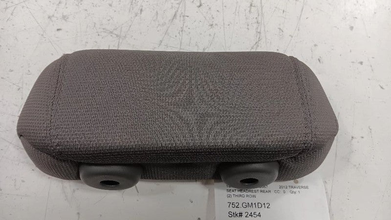 Chevy Traverse Seat Headrest Rear Back Seat Head Rest  2010 2011 2012 2013
