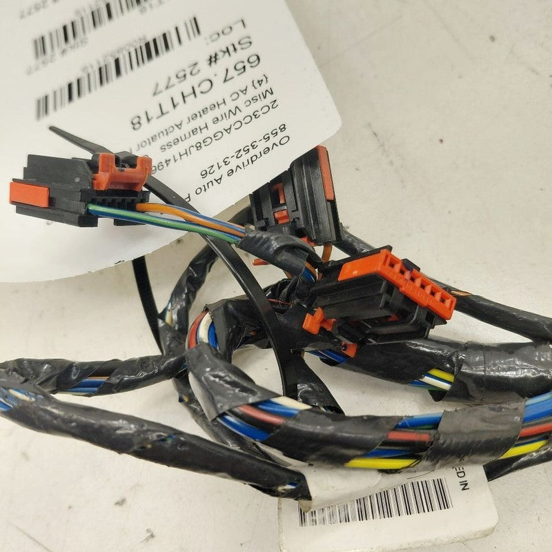 Chrysler 300 AC Heater Actuator Wire Harness {FK366003} 2017 2018 2019