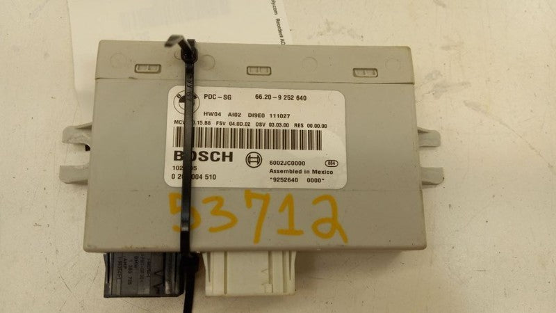 66203456016 Chassis ECM Driver Park Assist Convertible Fits 07-15 MINI COOPER