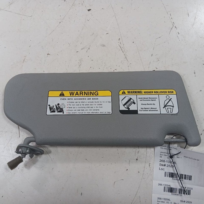 Driver Left Sun Visor Shade With Illumination Fits 20 Mitsubishi Outla