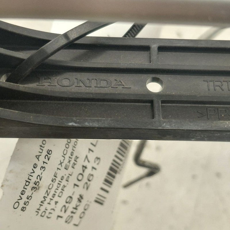 Left Rear Door Handle Exterior Fits 18 Honda Clarity