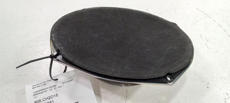 Dodge Dart Speaker Right Passenger Front 2013 2014 2015 2016