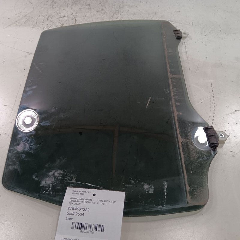 Passenger Right Rear Door Window Glass Fits 16-24 Mitsubishi Outlander
