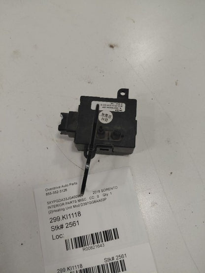 Kia Sorento Heating Unit Module {D397GG6AA03P} 2018 2017 2016